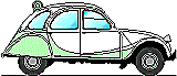 Анимация изображения на колесах автомобиля